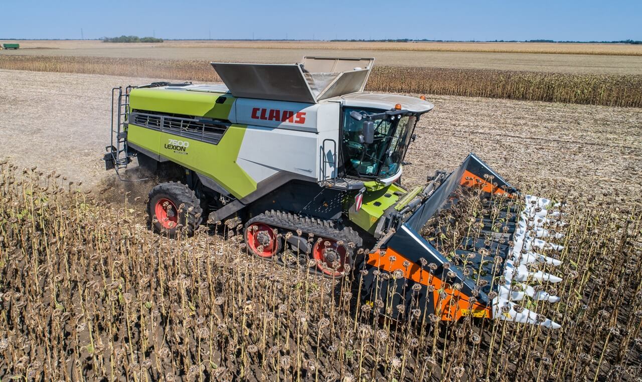 Slunečnicový adaptér SUNMASTER s drcením.